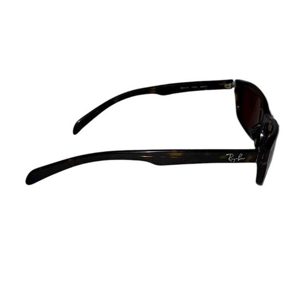 Ray Ban Black Tortoise Shell Printed Sunglasses Unisex - Picture 3 of 9